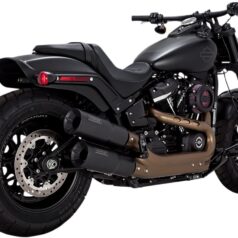 MUFFLER HI-OUTPUT SLIP-ONS MATTE BLACK