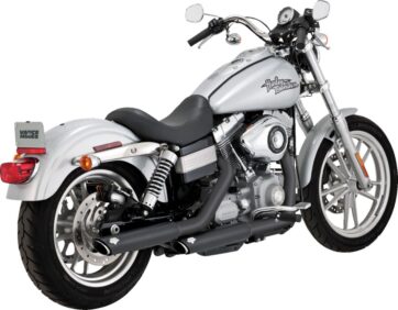 MUFFLERS 3" TWIN SLASH BLACK DYNA