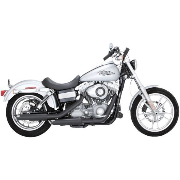 MUFFLERS 3" TWIN SLASH BLACK DYNA - Bild 2