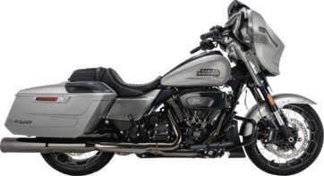 MUFFLERS HI-OUTPUT DARK CHROME 4.5"