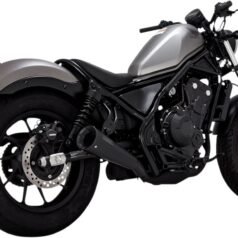 MUFFLER BLK HONDA REBEL