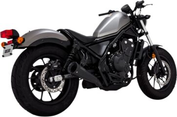 MUFFLER BLK HONDA REBEL