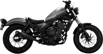 MUFFLER BLK HONDA REBEL - Bild 2