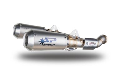 2 MOTO GP SLIP-ON MUFFLER TITANIUM