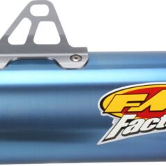 FACTORY 4.1 SLIP-ON MUFFLER TITANIUM BLUE ANODIZED HONDA