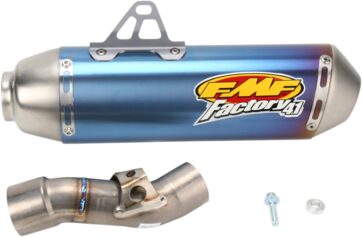 FACTORY 4.1 SLIP-ON MUFFLER TITANIUM BLUE ANODIZED HONDA - Bild 2