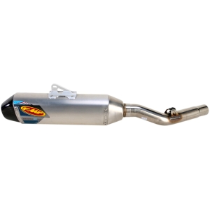 FACTORY 4.1 RCT SLIP-ON MUFFLER S/S ALUMINUM & CARBON NATURAL KAWASAKI