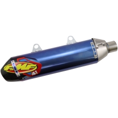 FACTORY 4.1 RCT SLIP-ON MUFFLER TITANIUM & CARBON BLUE ANODIZED KTM