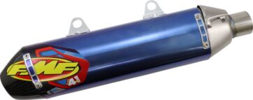 FACTORY 4.1 RCT SLIP-ON MUFFLER TITANIUM & CARBON BLUE ANODIZED KTM