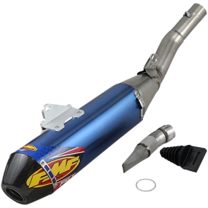 MUFFLER FACTORY 4.1 RCT TITANIUM ANODIZED SL (Slip-On) W/ CARBON CAP