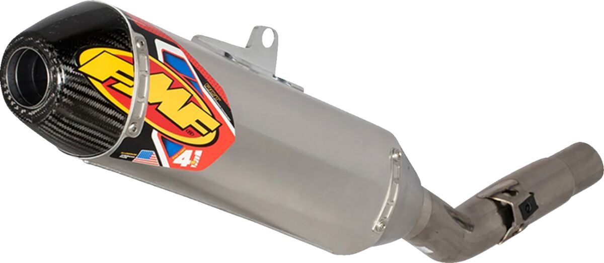 FACTORY 4.1 RCT STAINLESS  W/ CARBON CAP - Honda Crf250 22-24