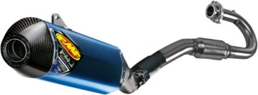 FACTORY 4.1 RCT + POWERBOMB SYSTEM STAINLESS STEEL & TITANIUM BLUE ANODIZED YAMAHA