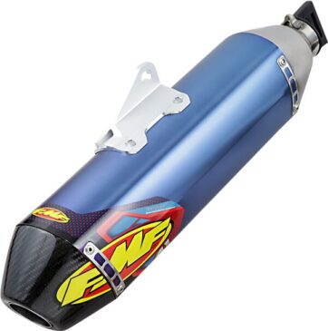 FACTORY 4.1 RCT + MEGABOMB SYSTEM STAINLESS STEEL & TITANIUM BLUE ANODIZED YAMAHA