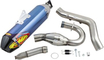 FACTORY 4.1 RCT + MEGABOMB SYSTEM STAINLESS STEEL & TITANIUM BLUE ANODIZED YAMAHA - Bild 2