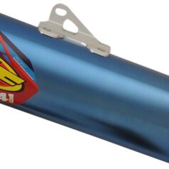 FACTORY 4.1 RCT SLIP-ON MUFFLER TITANIUM & CARBON BLUE ANODIZED HONDA