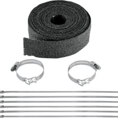 EXHAUST WRAP KIT BLACK 25FT