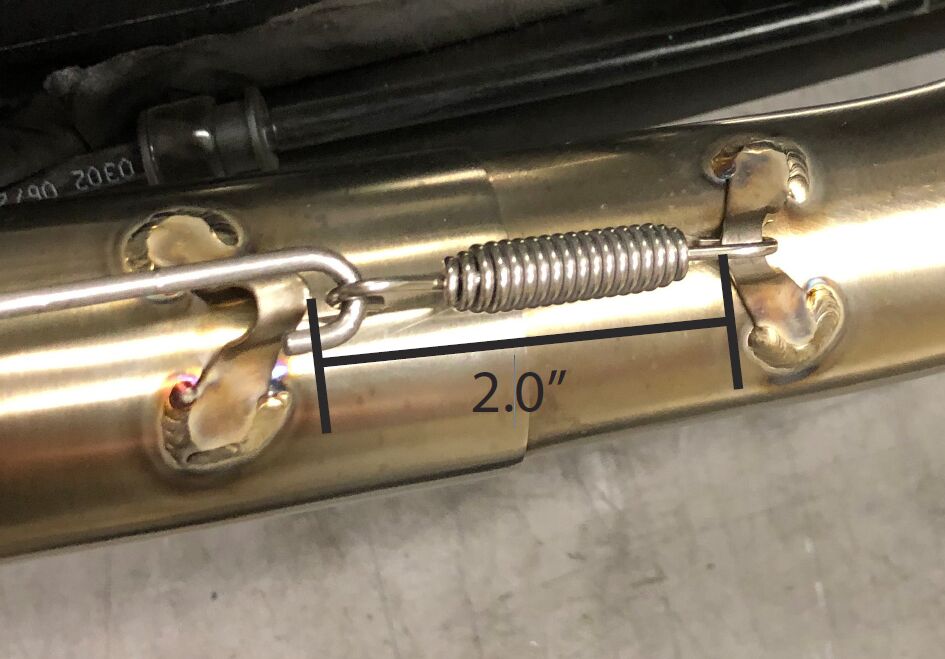 REPLACEMENT EXHAUST SPRING (EA)