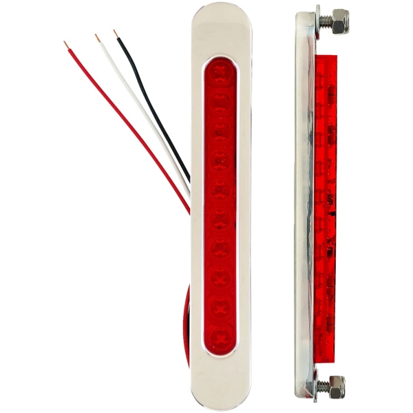 BAG LIGHT OVAL CR RED LED