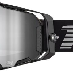 ARMEGA GOGGLE BLACK - MIRROR SILVER LENS