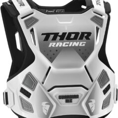 YOUTH GUARDIAN MX ROOST DEFLECTOR WHITE/BLACK 2XS/XS