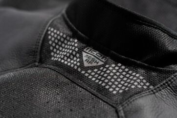 JKT MESH AF LTHR CE BK 2X - Bild 6