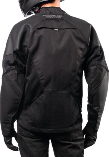 JKT MESH AF LTHR CE BK 2X - Bild 8