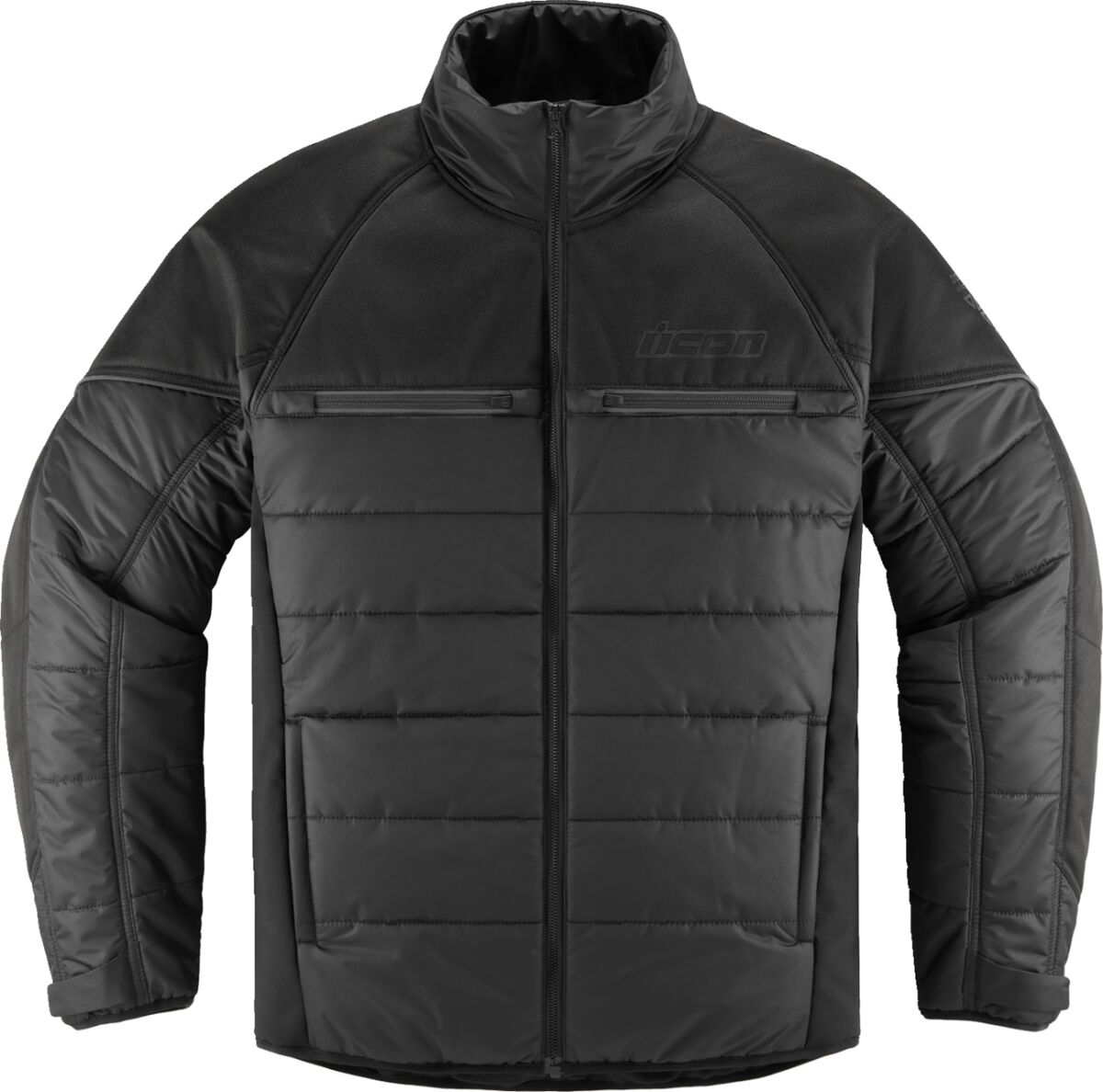 Ghost Puffer Jacket - Black/Charcoal - Medium