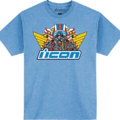 TEE FLYBOY LT HTHR BL LG