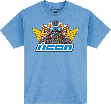 TEE FLYBOY LT HTHR BL XL