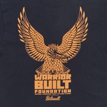 TEE WARRIOR BUILT EAGLE BK SM - Bild 4