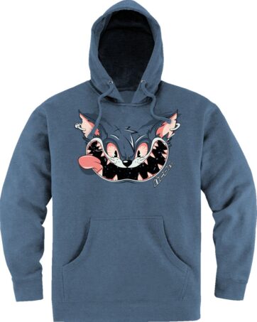 HOODIE 9 LIVES STORM-BL MD