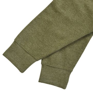 HOODIE STENCIL ZIP OLIVE LG - Bild 3