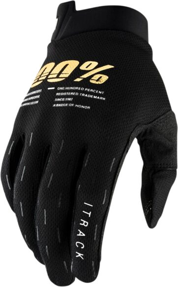 GLOVE YTH ITRACK BK MD