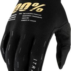 GLOVE YTH ITRACK BK LG