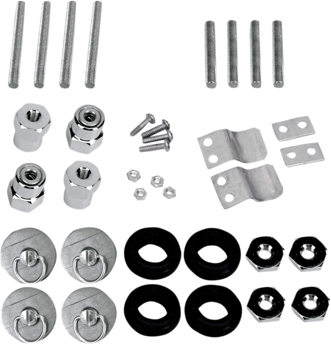 SPECIFIC FIT DOCKING POST FASTENER KIT CHROME