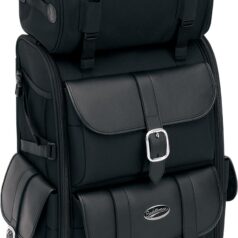 SISSY BAR BAG TEXTILE BLACK