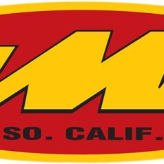 FMF OVAL TRAILER STICKER 58,4 CM (23") YELLOW/RED