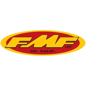 FMF OVAL TRAILER STICKER 58,4 CM (23") YELLOW/RED