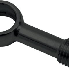 BANJO FITTING STRAIGHT -03  HOLE-Ø 11mm MALE 3/8x24 JIC/UNF STEEL BLACK