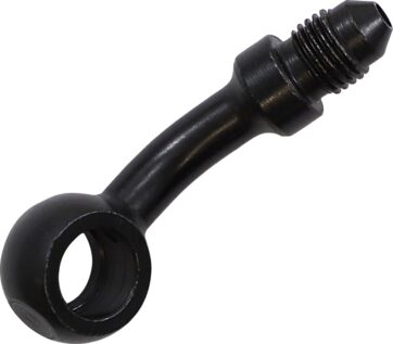 BANJO FITTING STAINLESS-STEEL 20° BLACK -03 HOLE-Ø 10mm MALE 3/8x24 JIC/UNF