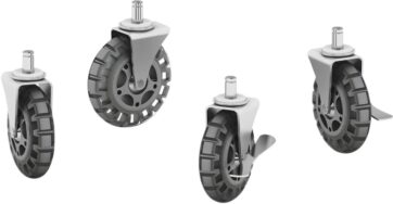 CASTERS KIT FOR DISPLAY RACKS