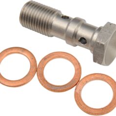 BANJO BOLT DOUBLE STAINLESS-STEEL LENGHT 31,0mm M10X1,00