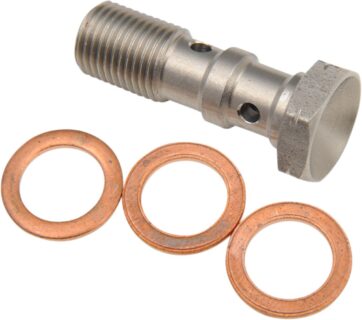 BANJO BOLT DOUBLE STAINLESS-STEEL LENGHT 31,0mm M10X1,00