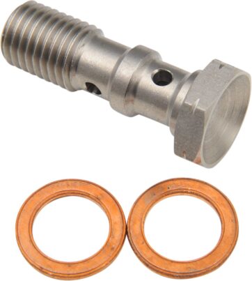 BANJO BOLT DOUBLE STAINLESS-STEEL LENGHT 31,0mm M10X1,25