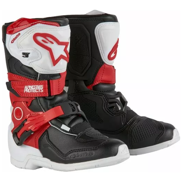 BOOT T3S KIDS WT/BK/R 11 (30,5)