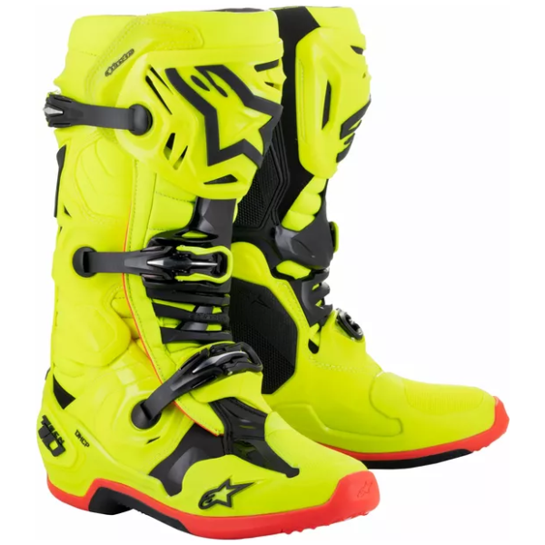 BOOT TECH 10 YLW/BK/RD 10 (44,5)