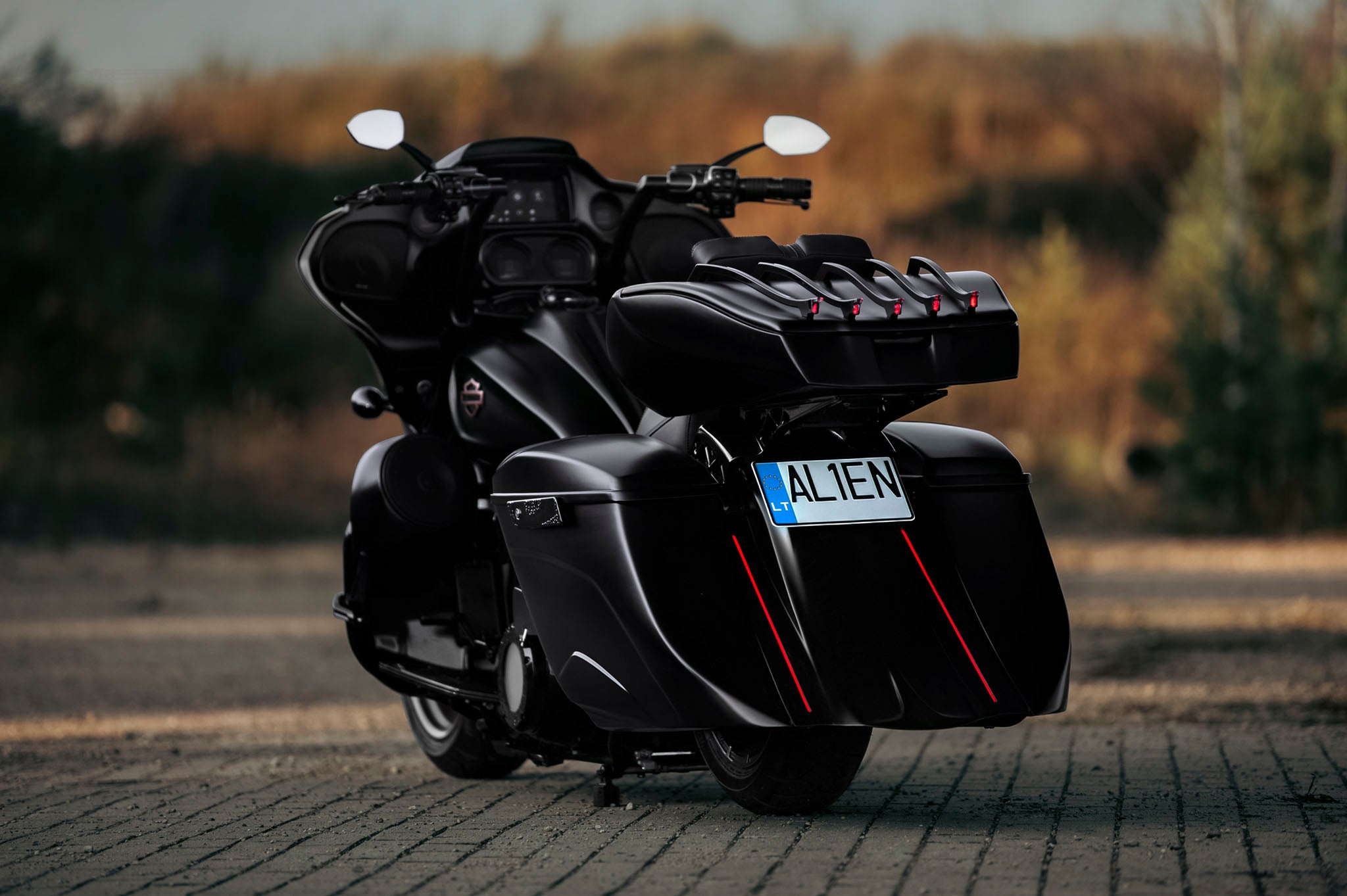 Billow kit-Förlängd Bakskärm samt sidoväskor till Harley Davidson Touring 2014 och nyare - Bild 7