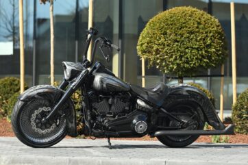 "El Cabron" Chicano style Fram skärm till  23" hjul Harley Softail 2018-2024 - Bild 4
