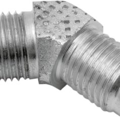 ADAPTER FITTING AN-3X1/8" 45° CHROME