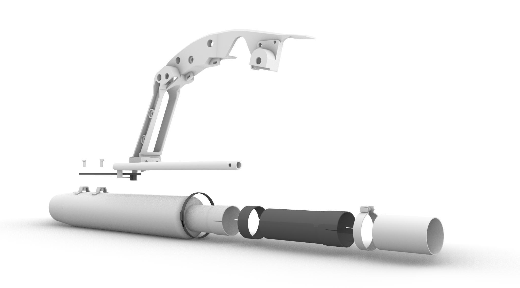 Förlängning till Avgasrör passande Harley Davidson Touring Milwaukee-8 2017-2021 - Bild 3